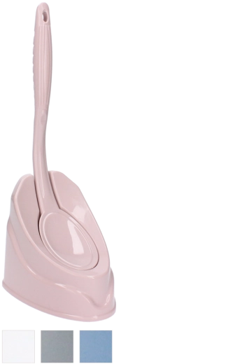 Toaletna krtača z držalom – kompaktni plastični komplet