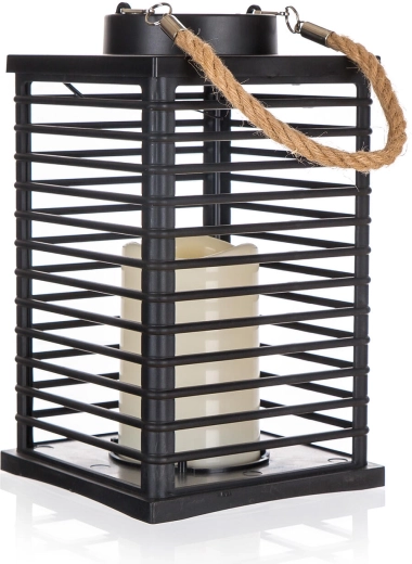 Solarna laterna Stripes 24 cm