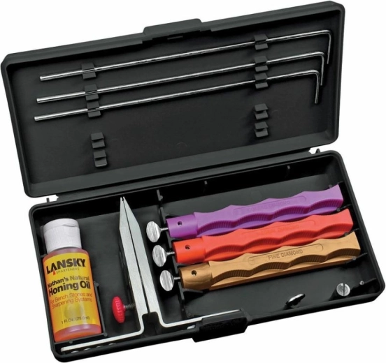 Lansky 3 Stone Standard Diamond – komplet diamantnih brusov