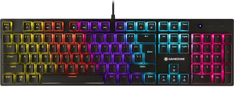 Mehanska igralna tipkovnica tracer gamezone unique pudding rgb, usb