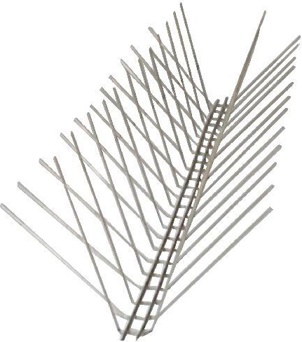 Nerjaveči zaščitni bodičasti trakovi proti golobom 50 × 10 cm, 40 bodic