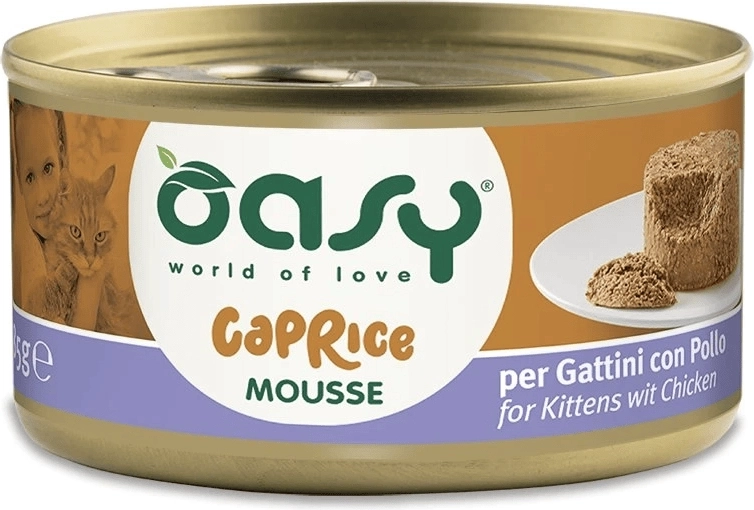 Oasy mousse za mucke s piščancem 85 g