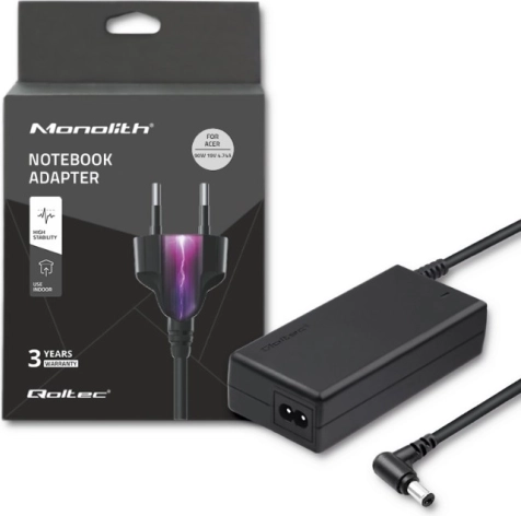 Omrežni napajalnik za Acer 90 W, 19 V, 4,74 A, konektor 5,5 × 2,5 mm