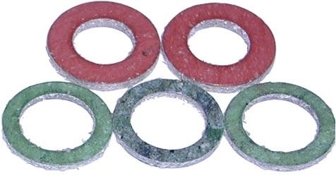 Tesnilo za navojne matice 1/2, klingeritno, 12 × 18 × 2 mm, komplet 5 kos