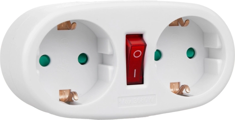 Dvojni vtični razdelilec tip F MCE338