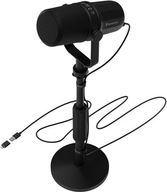 Genesis Radium 750D dinamični igralni mikrofon USB/XLR z namiznim stojalom