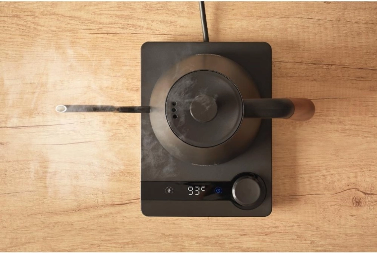 Temperature control with a digital display