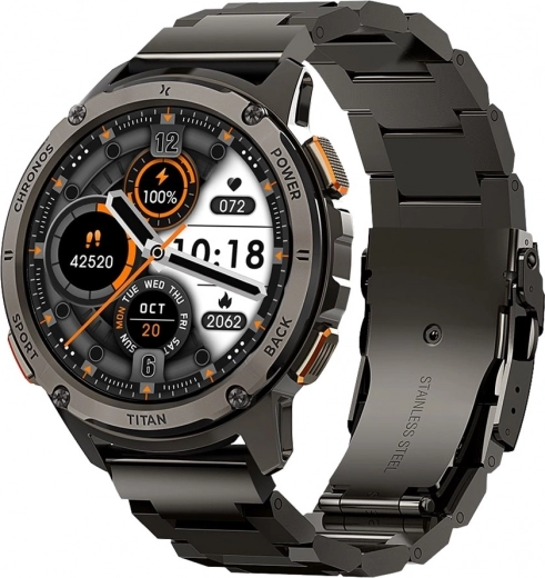 Pametna ura MAXCOM Titan Chronos črna