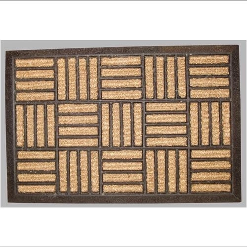 Predpražnik Criss Cross 40 × 60 cm iz kokosovih vlaken in PP