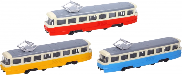 Kovinski tramvaj z učinki 16 cm