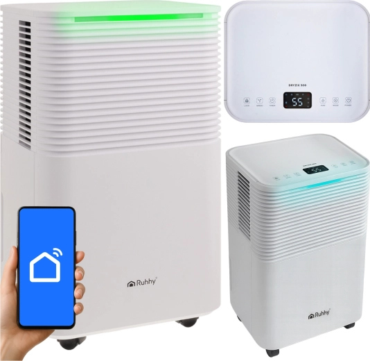 Ruhhy Dryzix air dehumidifier 12 l/24 h with Wi-Fi