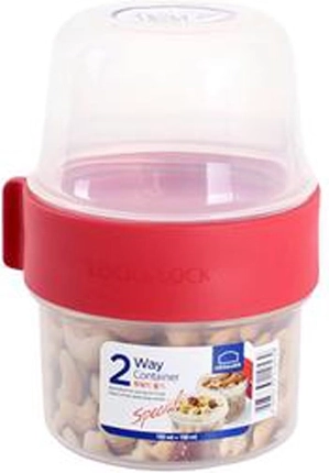 Posoda za živila 2 v 1, 150 + 150 ml Locknlock