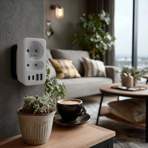 Napajanje naprav in sočasno polnjenje