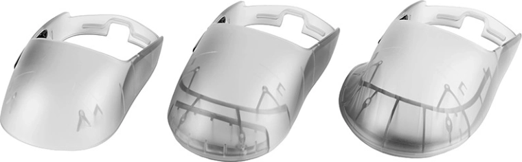 Trije zamenljivi zgornji pokrovi za popoln oprijem