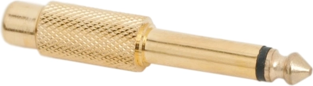 Pozlačen adapter RCA vtičnica na 6,3-mm mono vtič jack