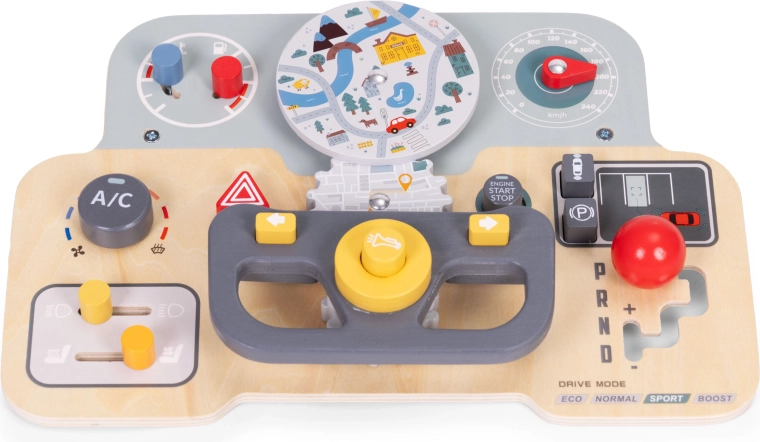 Realistična armaturna plošča za igro voznika