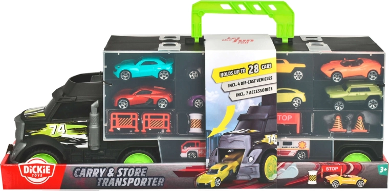 Storage space for a toy car collection