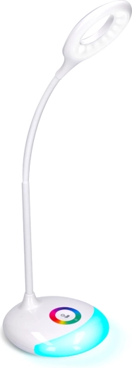 Solight polnilna LED namizna svetilka 5 W z RGB osvetlitvijo ozadja