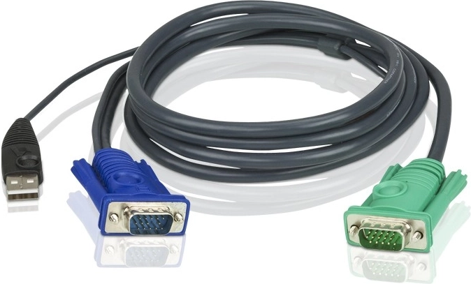 USB KVM kabel 3-v-1 SPHD