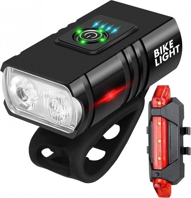 Komplet LED luči za kolo z USB polnjenjem