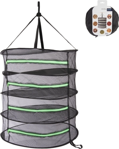 Viseča mreža za sušenje zelišč in gob 60 cm, 4 nadstropja