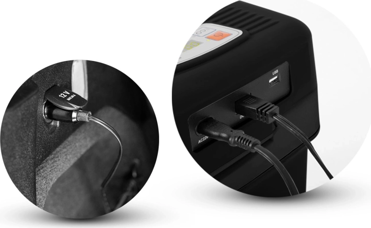 Pametno napajanje 12 V in 230 V + USB za polnjenje