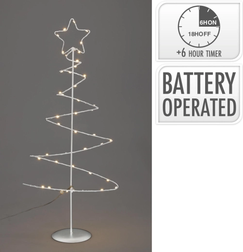 Dekorativno LED-drevo 53 cm – Bela