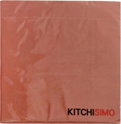 Three-ply napkins in brick red, 33 × 33 cm - 20 pcs