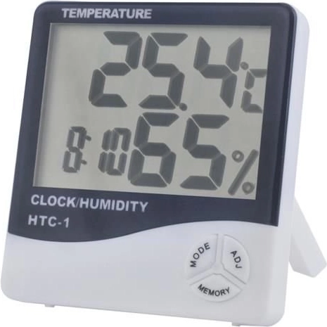 Large and easy-to-read LCD display