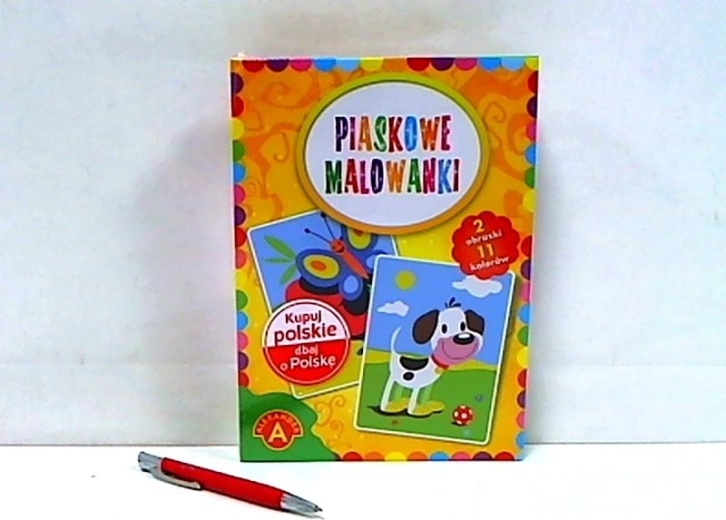 Slikanje s peskom – pes in metulj