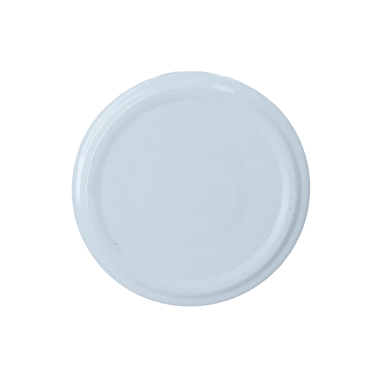 White TO 66 RSB twist-off lid with safety button - 1 piece