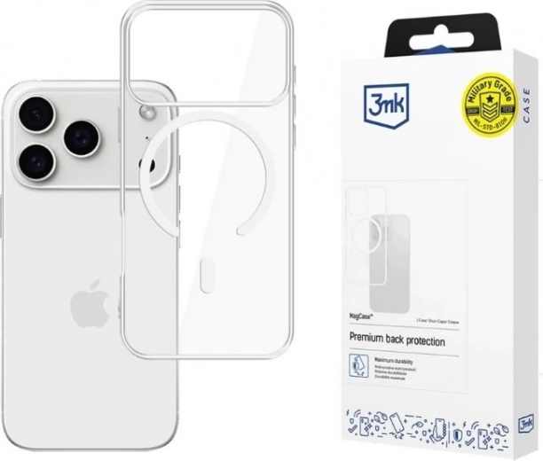 Prozoren magnetni ovitek Armor MagCase za Apple iPhone 17 Pro