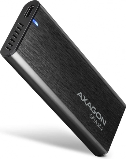 Zunanje brezvijačno aluminijasto ohišje USB‑C 3.2 Gen 2 za M.2 SATA SSD
