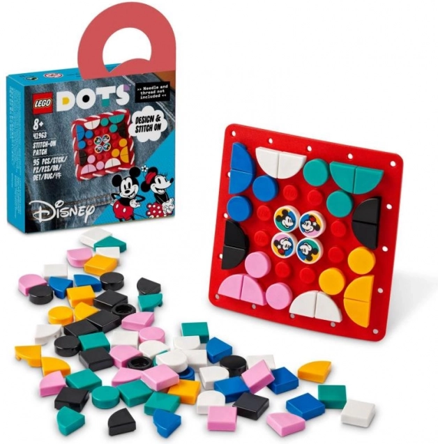 Lego Dots našivka Mickey in Minnie