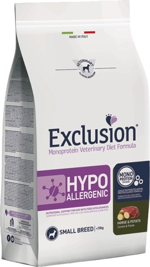Exclusion Hypoallergenic Small Breed briketi za majhne pse s konjskim mesom in krompirjem 2 kg