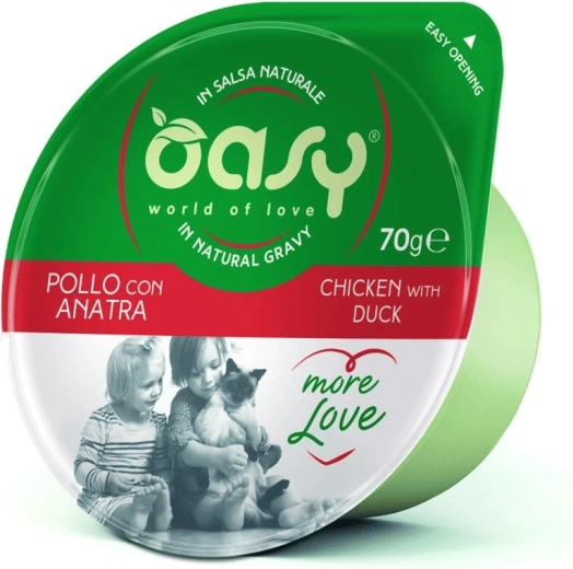Oasy More Love piščanec z račko vrečka 70 g