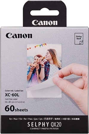 Komplet črnila in papirja za tiskalnik Canon SELPHY QX20
