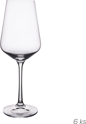 Kozarci Sandra za vino 0,35 l, 6 kos