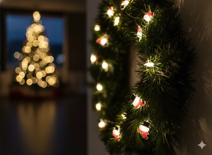 Topla bela svetloba za prijetno atmosfero