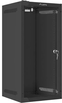 Stenska 10" mrežna omarica 12U 280×310 mm, črna, FLAT PACK
