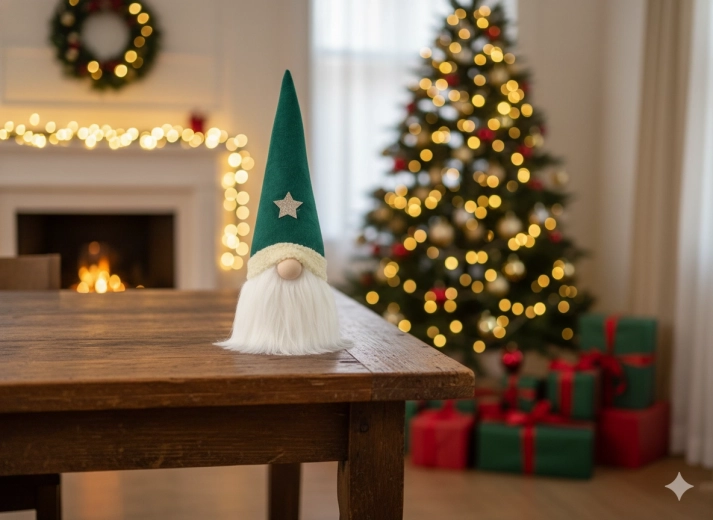 Stabilen okras za mizo in polico