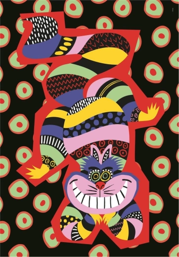 Sestavljanka 500 kosov Visoka kakovost, Maček Ščeper iz Alices