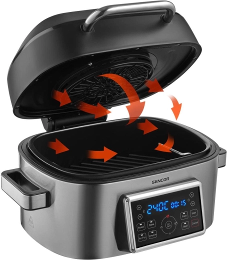Healthier hot-air frying