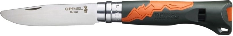 OPINEL N°07 Outdoor Junior children's pocket knife, khaki, with whistle