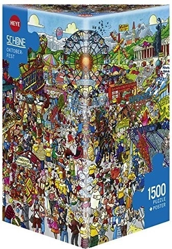 Sestavljanka 1500 kosov Oktoberfest s plakatom