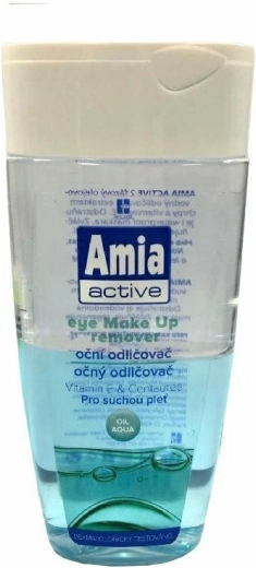 Amia Active dvofazni odstranjevalec ličil za oči za suho kožo 150 ml