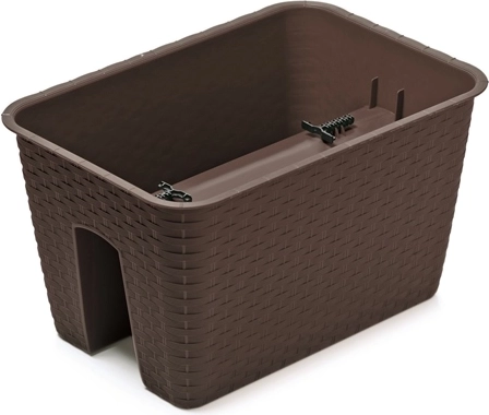 Cvetlični lonec za ograjo Ratolla 40 cm umbra