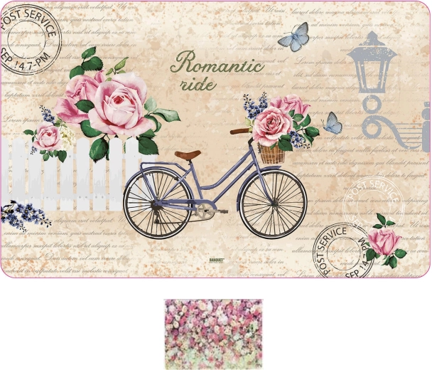 Plastični pogrinjek Flowers 43 × 28 cm