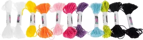 9 floss colors for varied combinations