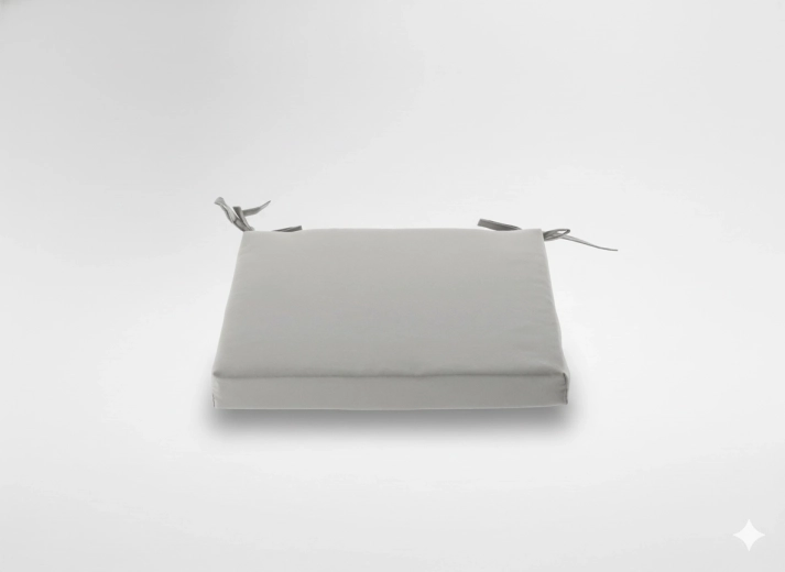 Blazina za stol 40 × 40 × 5 cm svetlo siva